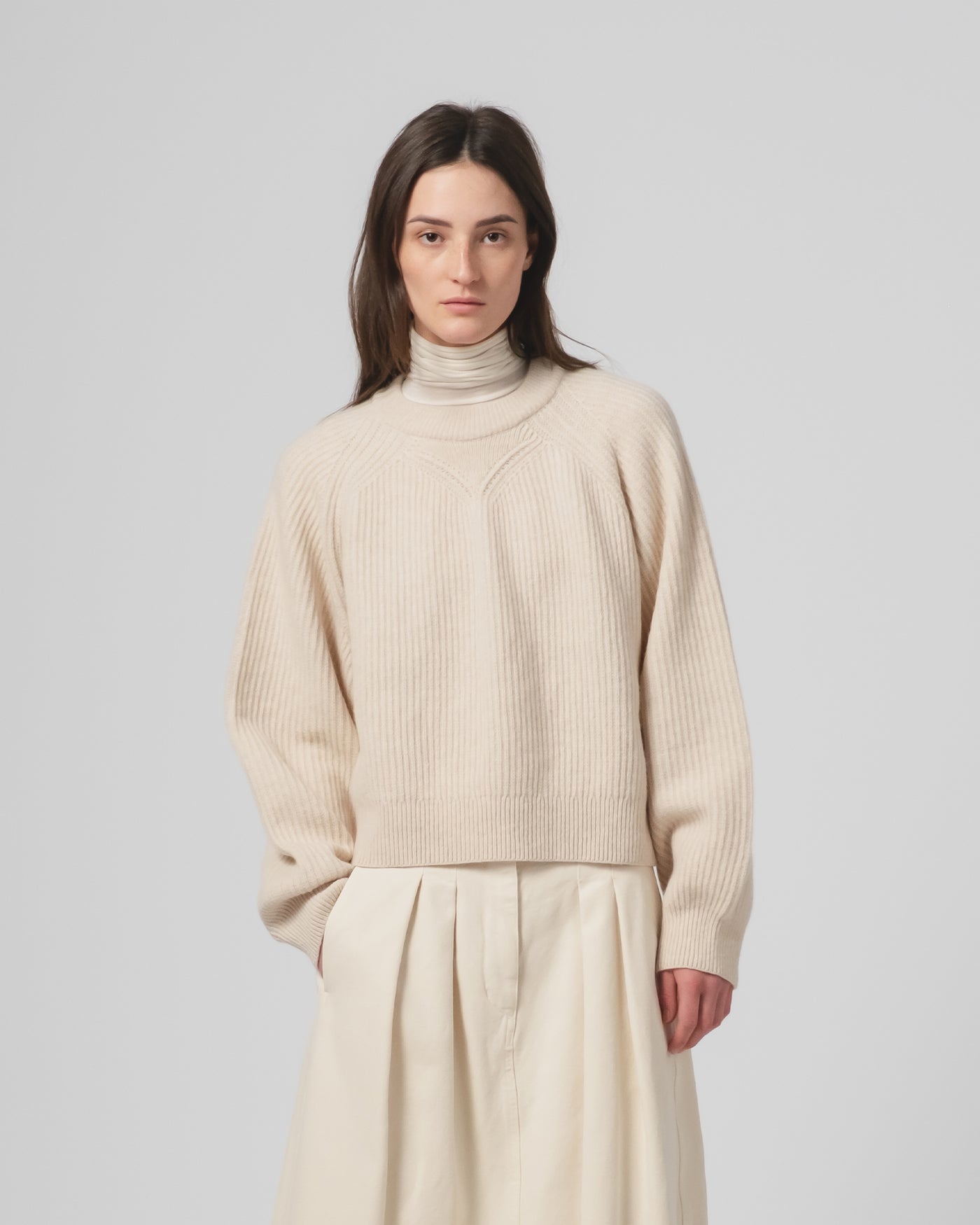 G.o.D Puddle Sweater Delta Wheat