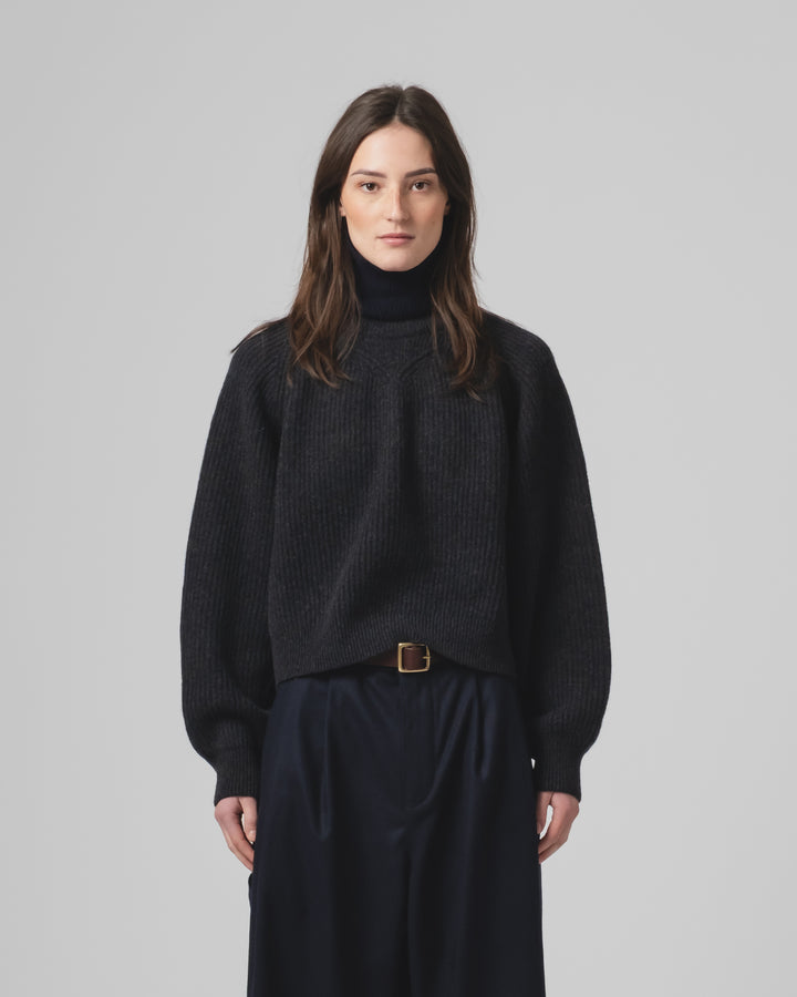 G.o.D Puddle Sweater Delta Asphalt