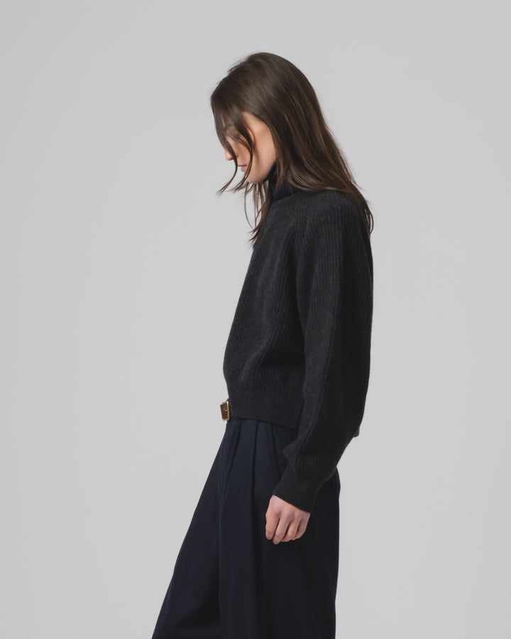 G.o.D Puddle Sweater Delta Asphalt