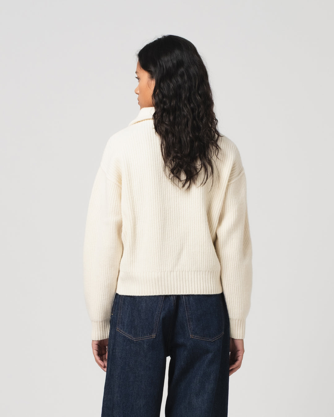 GoD Fly Deck Sweater Yarn Delta オフホワイト