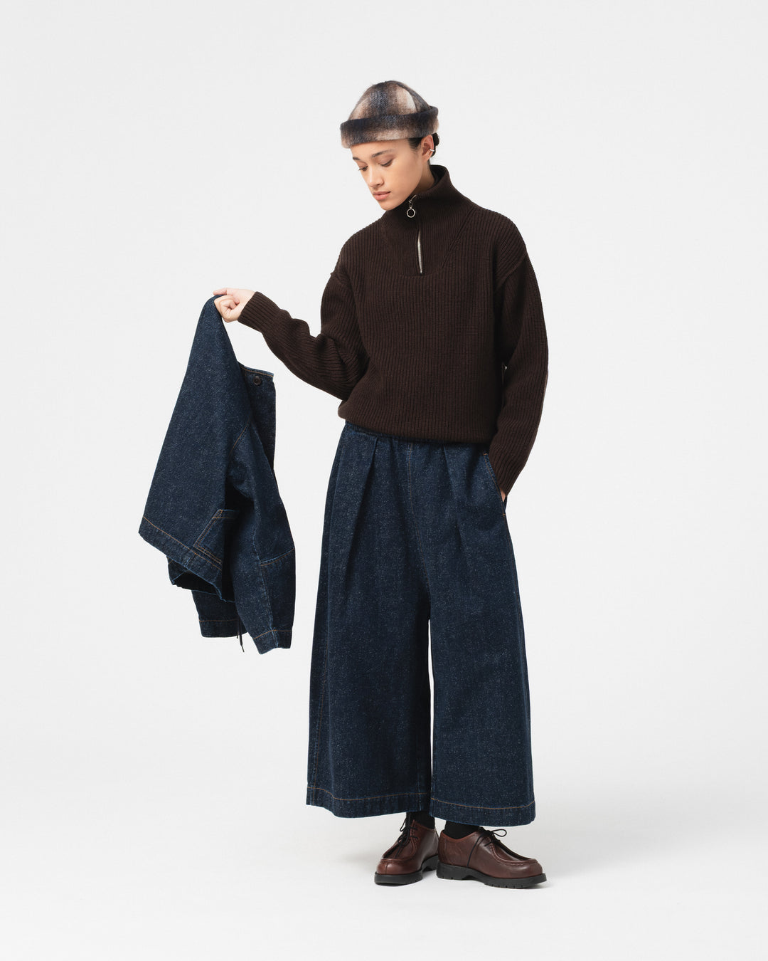 G.o.D Fly Deck Sweater Delta Yarn Chocolate