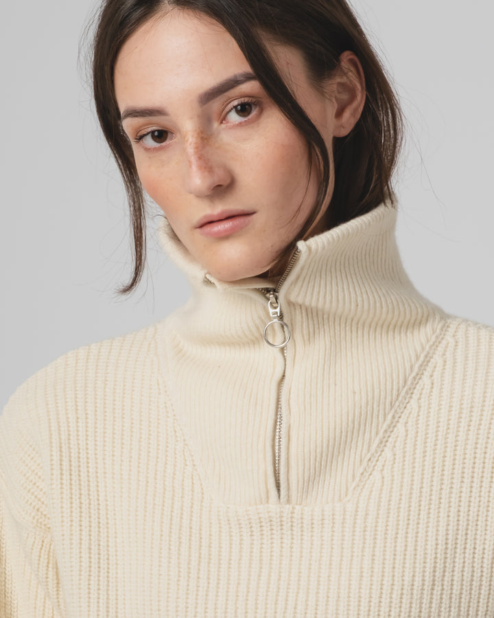 GoD Fly Deck Sweater Yarn Delta オフホワイト