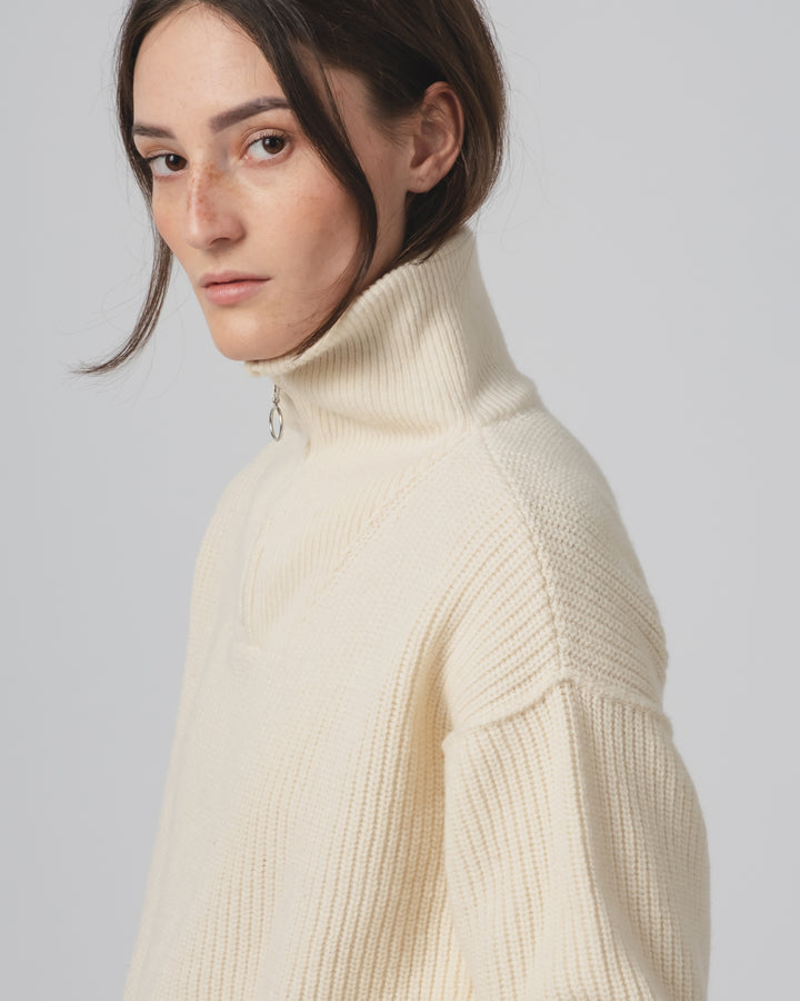 GoD Fly Deck Sweater Yarn Delta オフホワイト