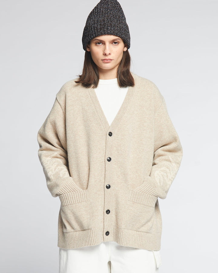 G.o.D Scorpio Cardigan Delta Oatmeal
