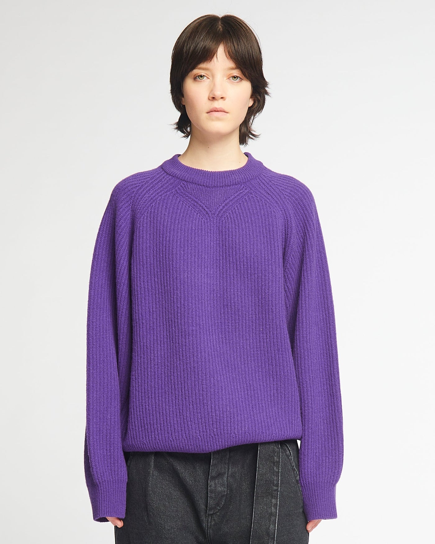 G.o.D Crew Neck Sweater Delta Violet