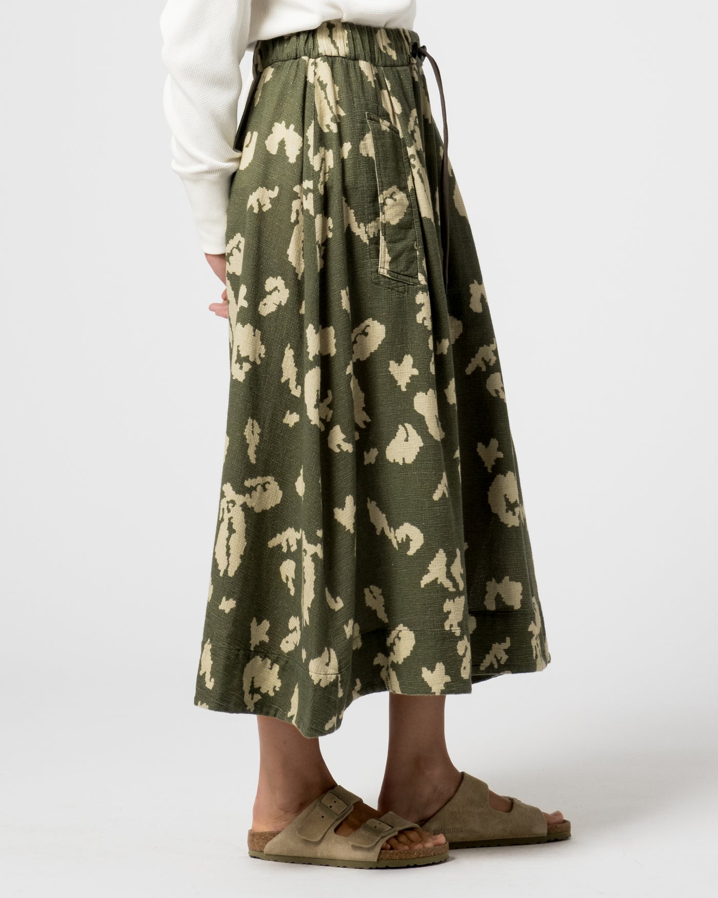 G.o.D Meadow Skirt Cloud Camo Mesh Light Green/Off White