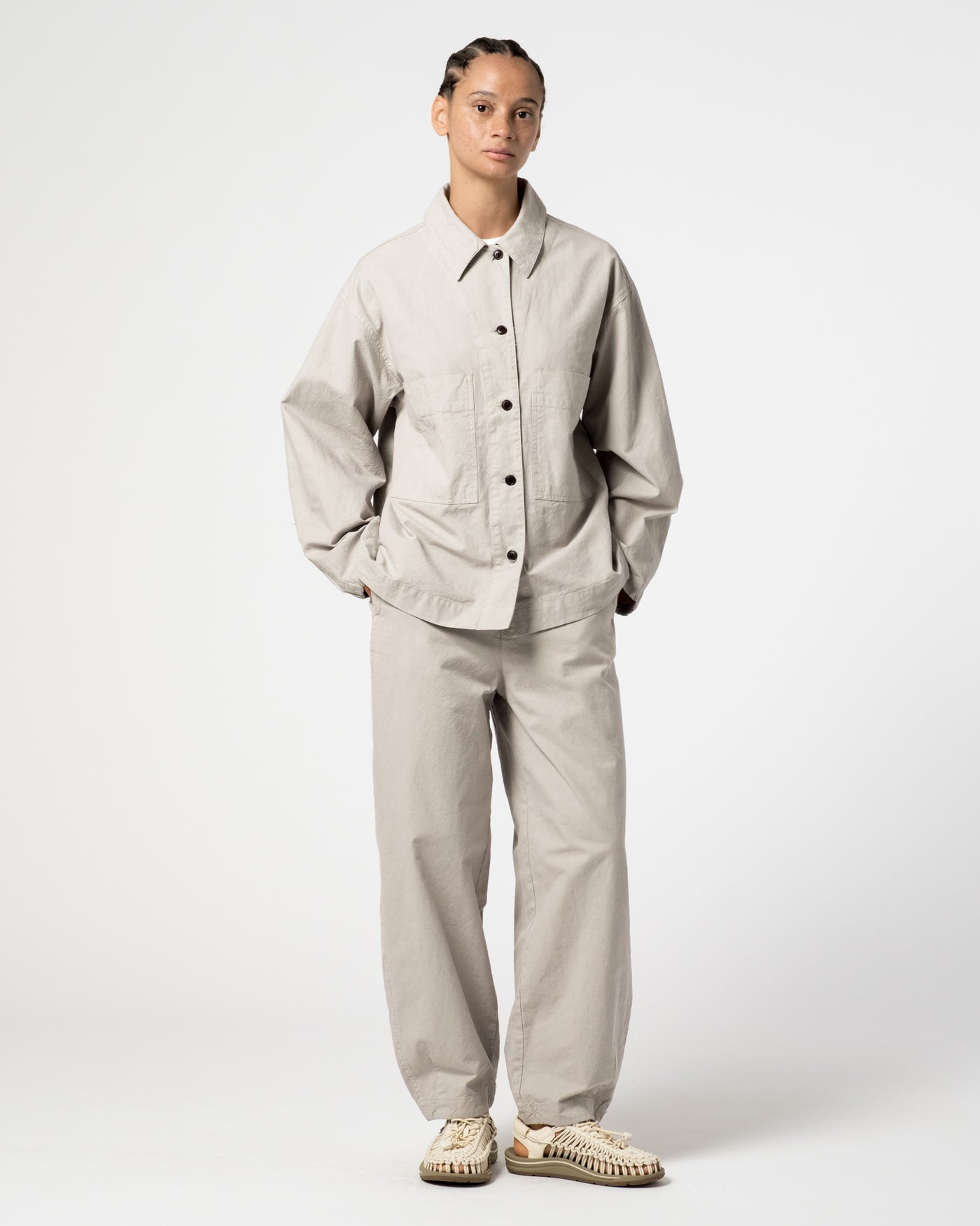 G.o.D Pasha Pants Cotton Linen Oyster
