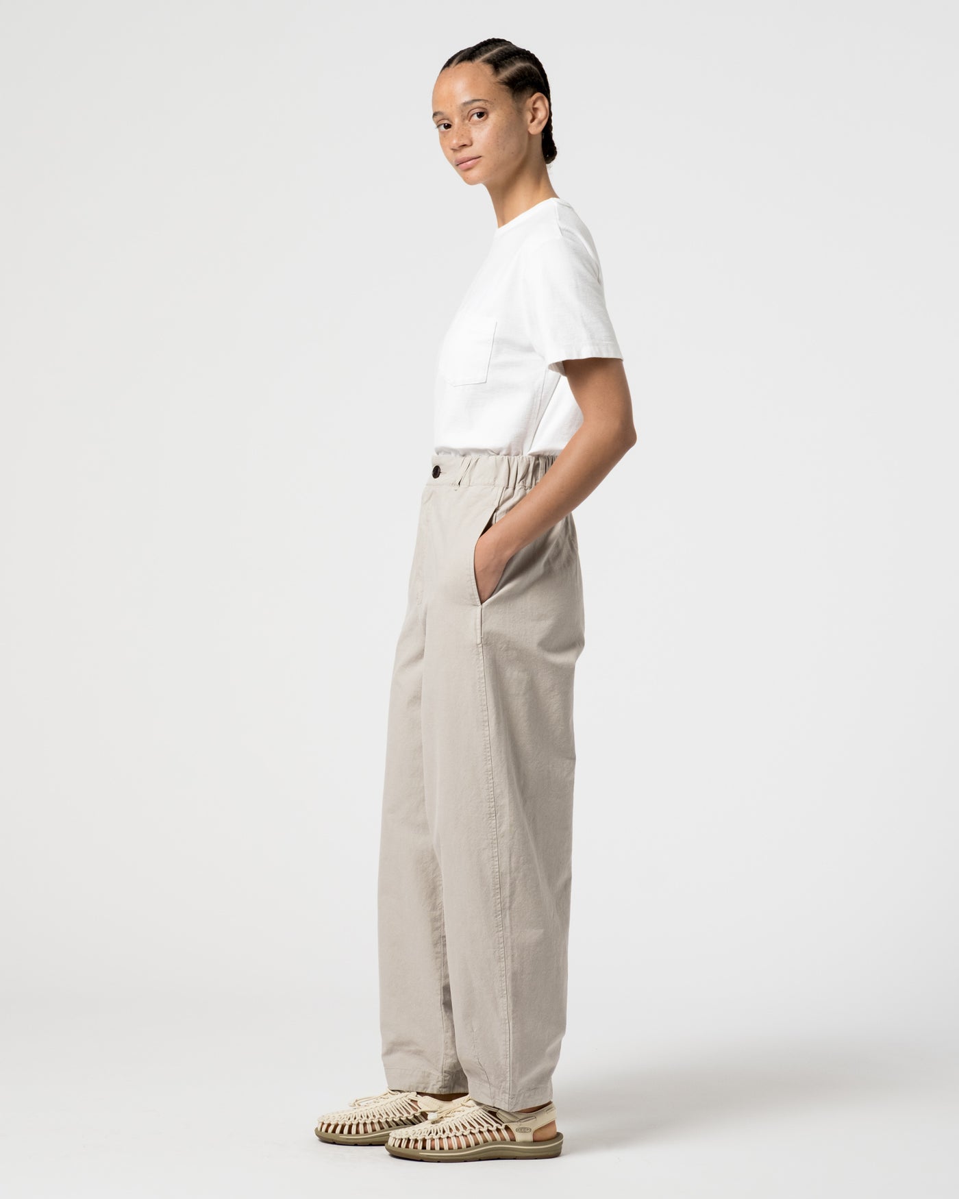 G.o.D Pasha Pants Cotton Linen Oyster