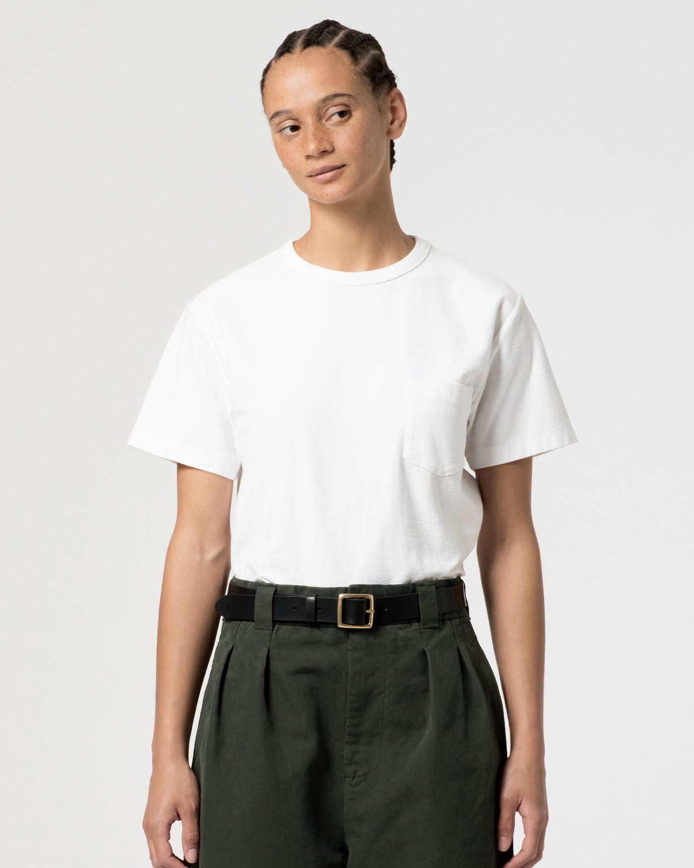 G.o.D Pocket T Organic Open End Jersey White