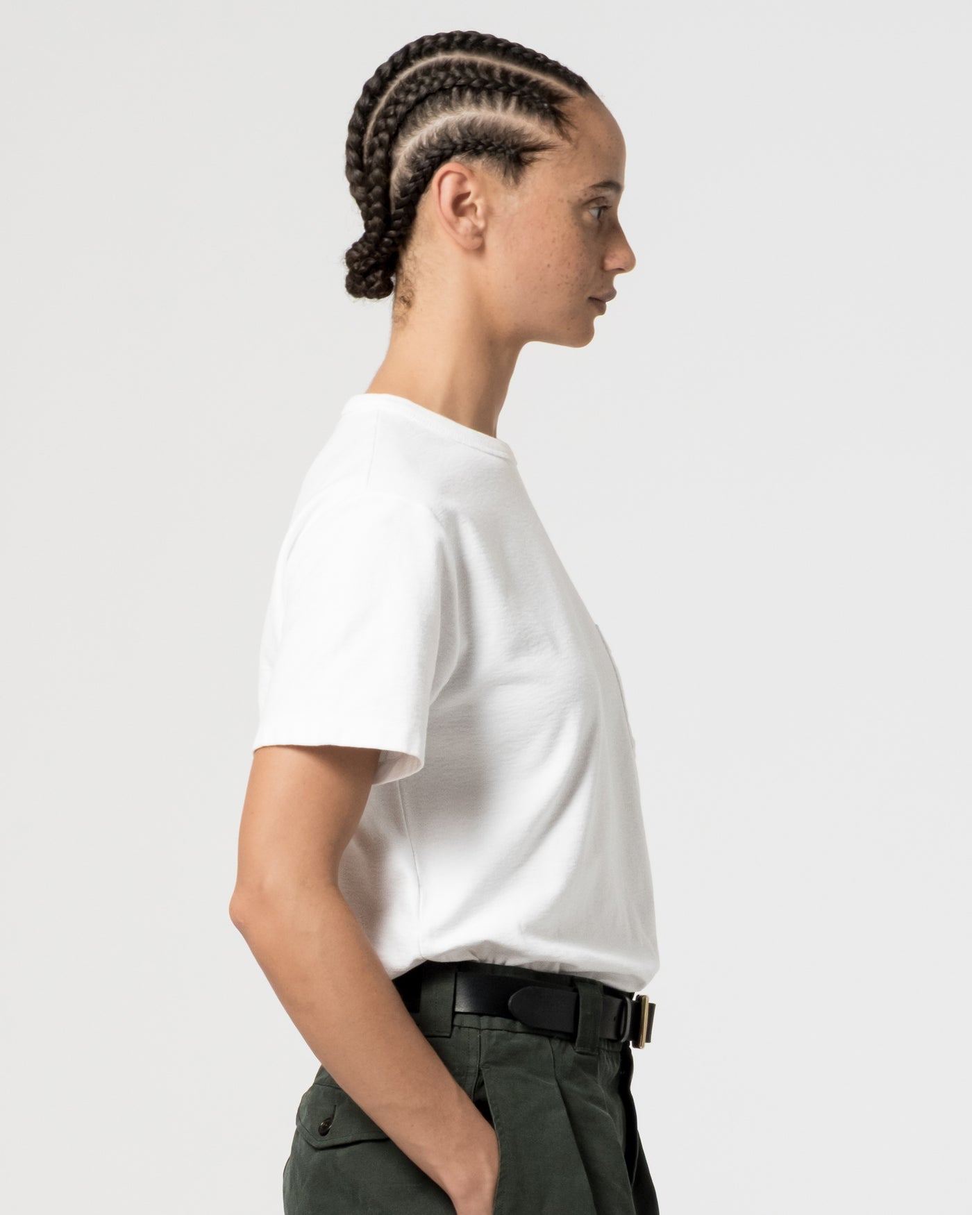 G.o.D Pocket T Organic Open End Jersey White