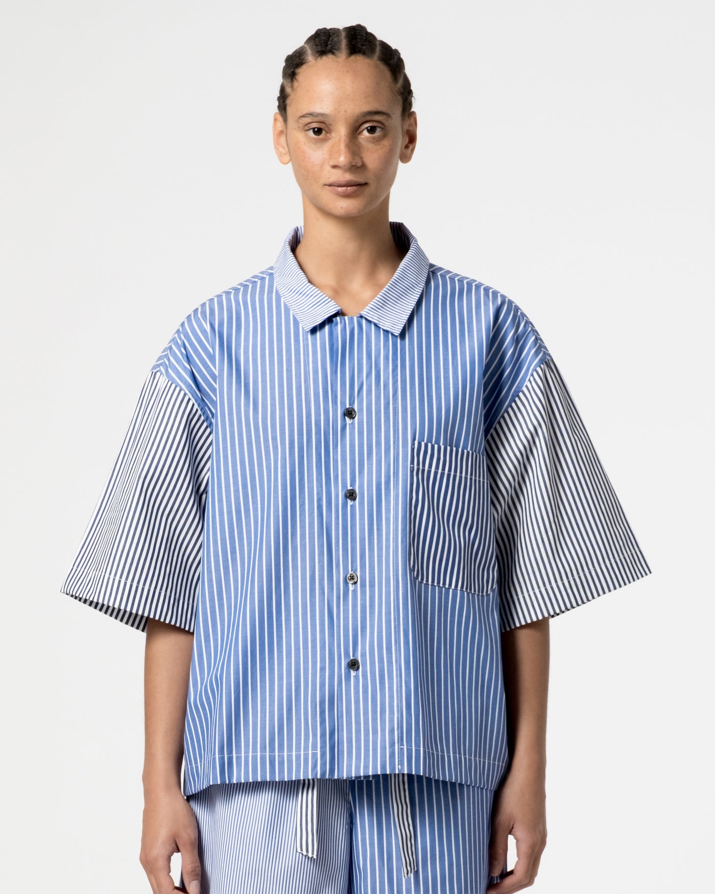Summer Pyjama Mix & Match Stripes Blue