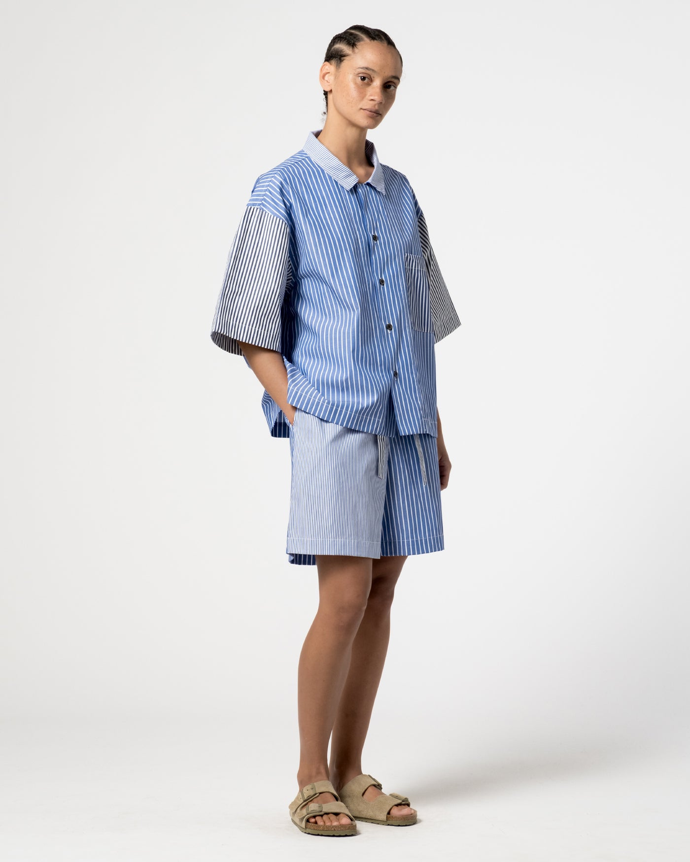 Summer Pyjama Mix & Match Stripes Blue