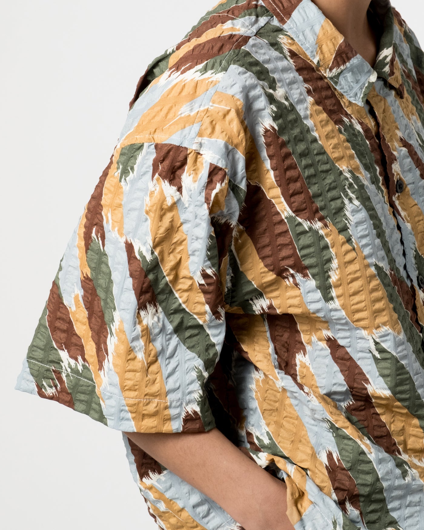 Summer Pyjama Brush Print Multicolor