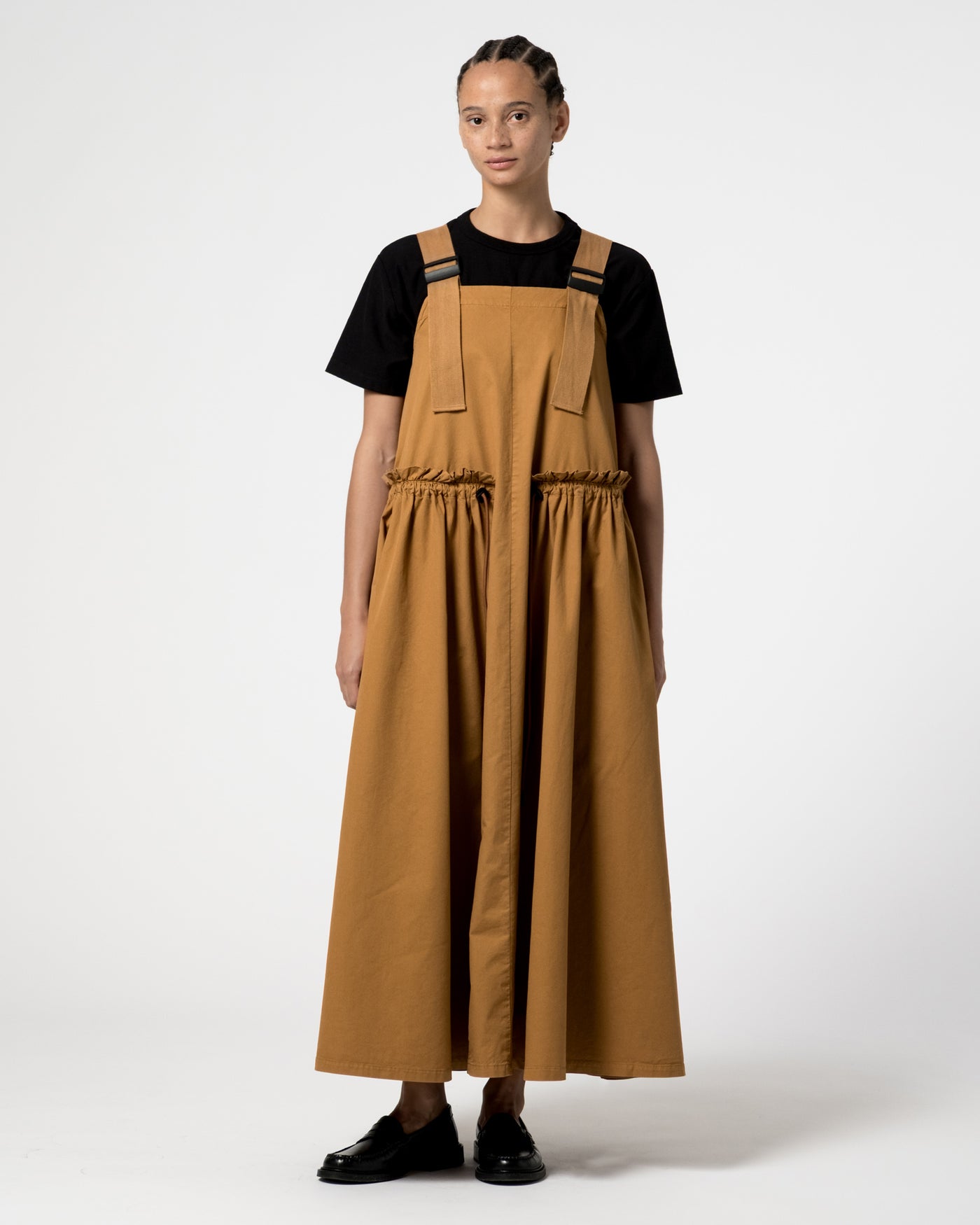 G.o.D Sun Dress Light Cotton Drill Almond