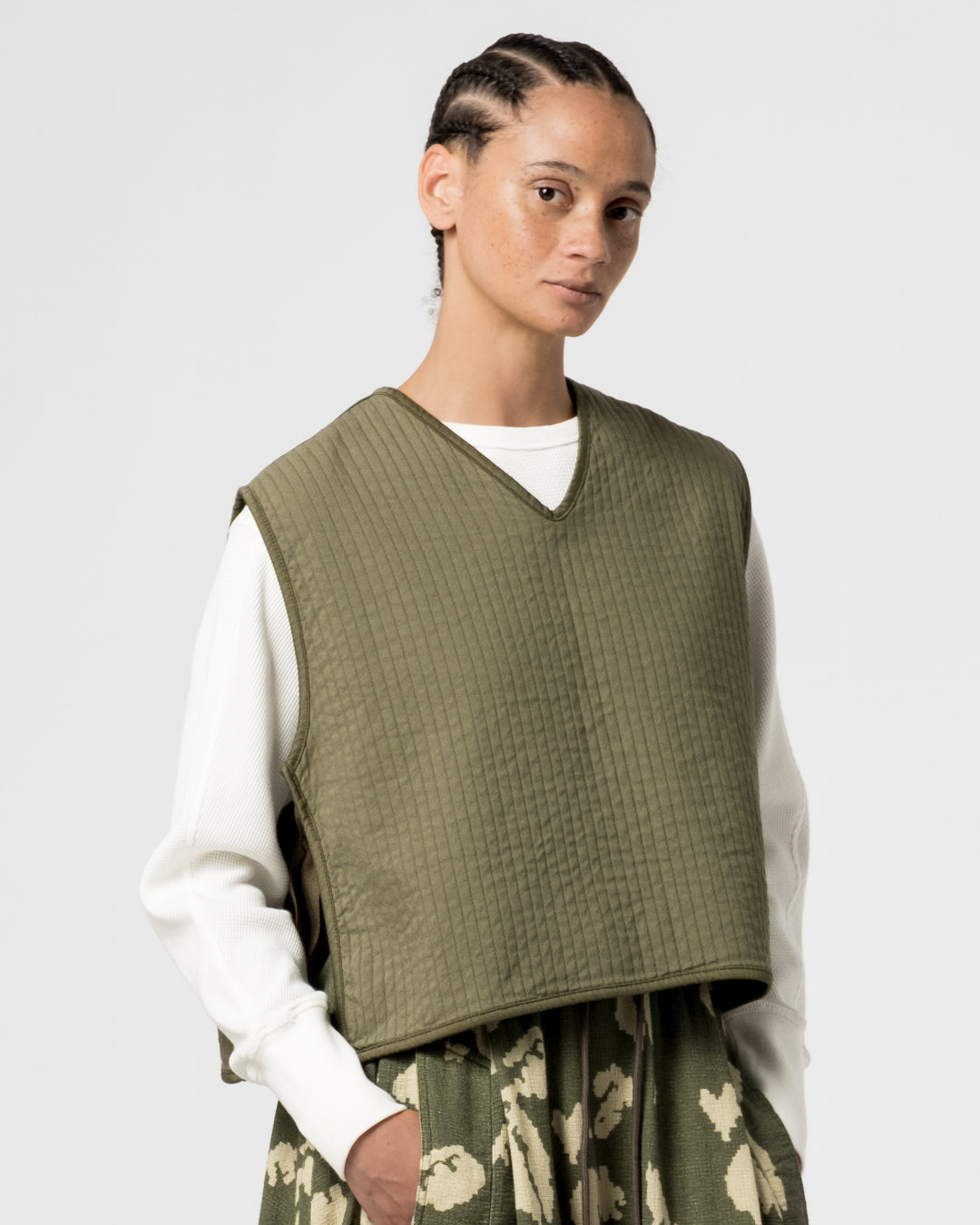 G.o.D Vee Vest Armor Cotton Litchen