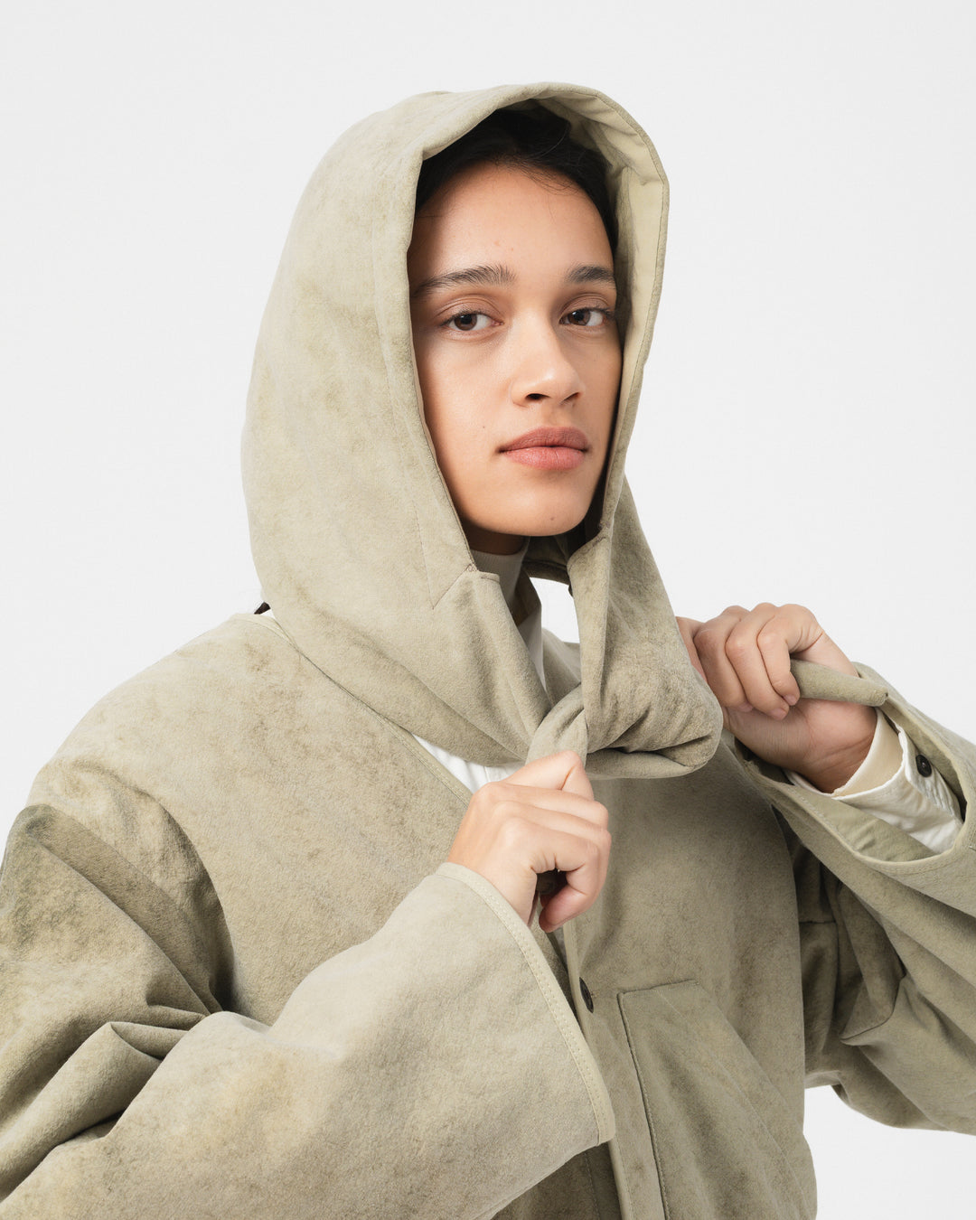 G.o.D Jackie Scarf Padded Cotton Avocado
