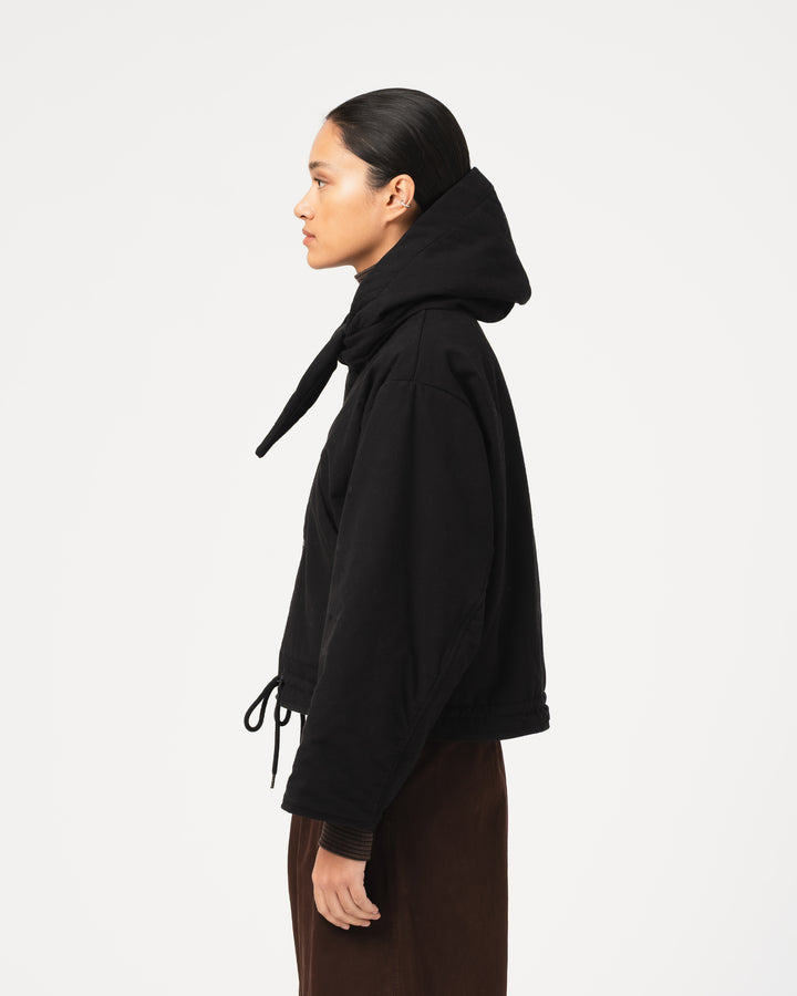 G.o.D Jackie Scarf Padded Cotton Black