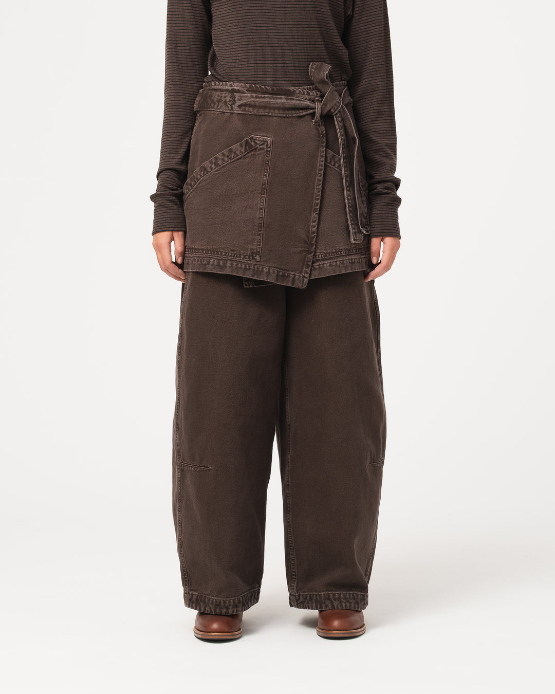 G.o.D Mini Pinny Canvas Sepia