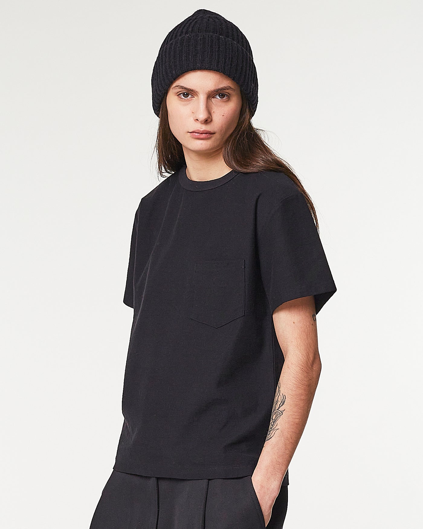 G.o.D Pocket T Organic Open End Jersey Black