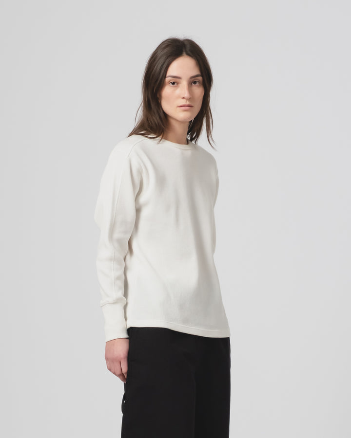 G.o.D Thermo L/S Waffle Jersey Off White