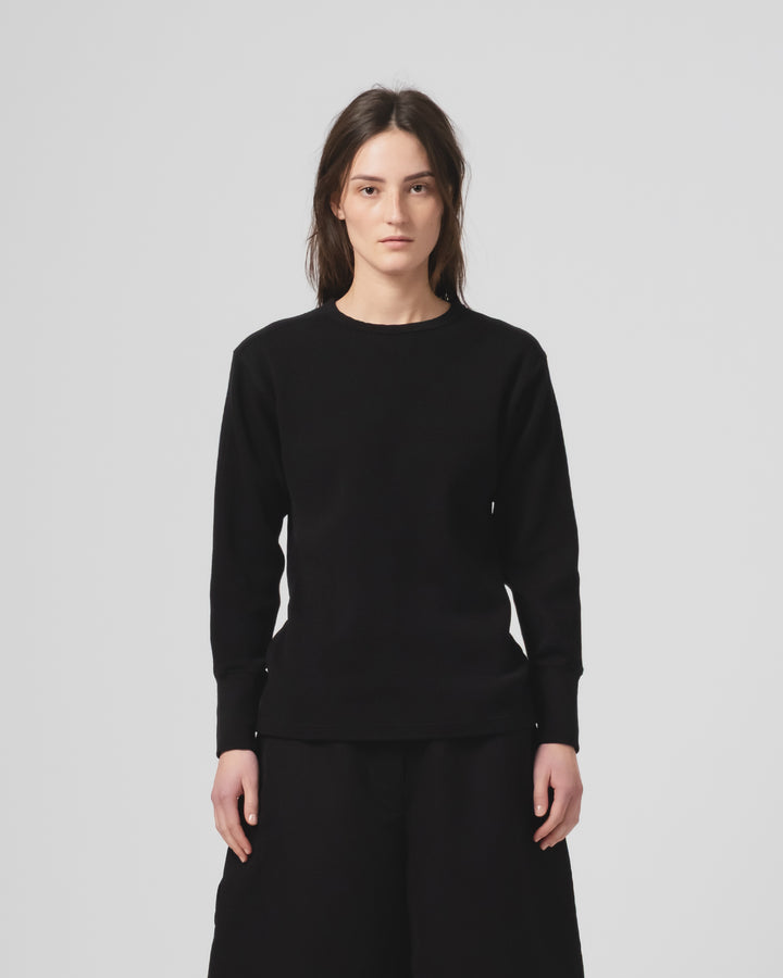 G.o.D Thermo L/S Waffle Jersey Black