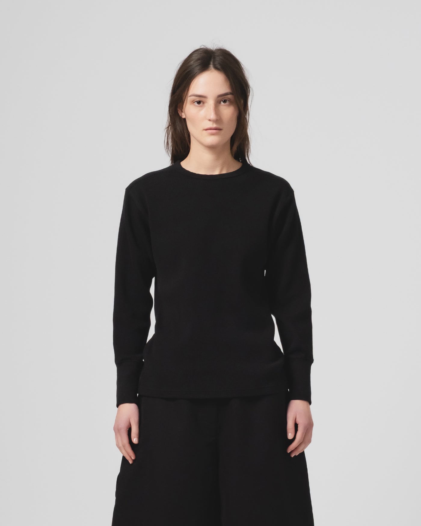 G.o.D Thermo L/S Waffle Jersey Black