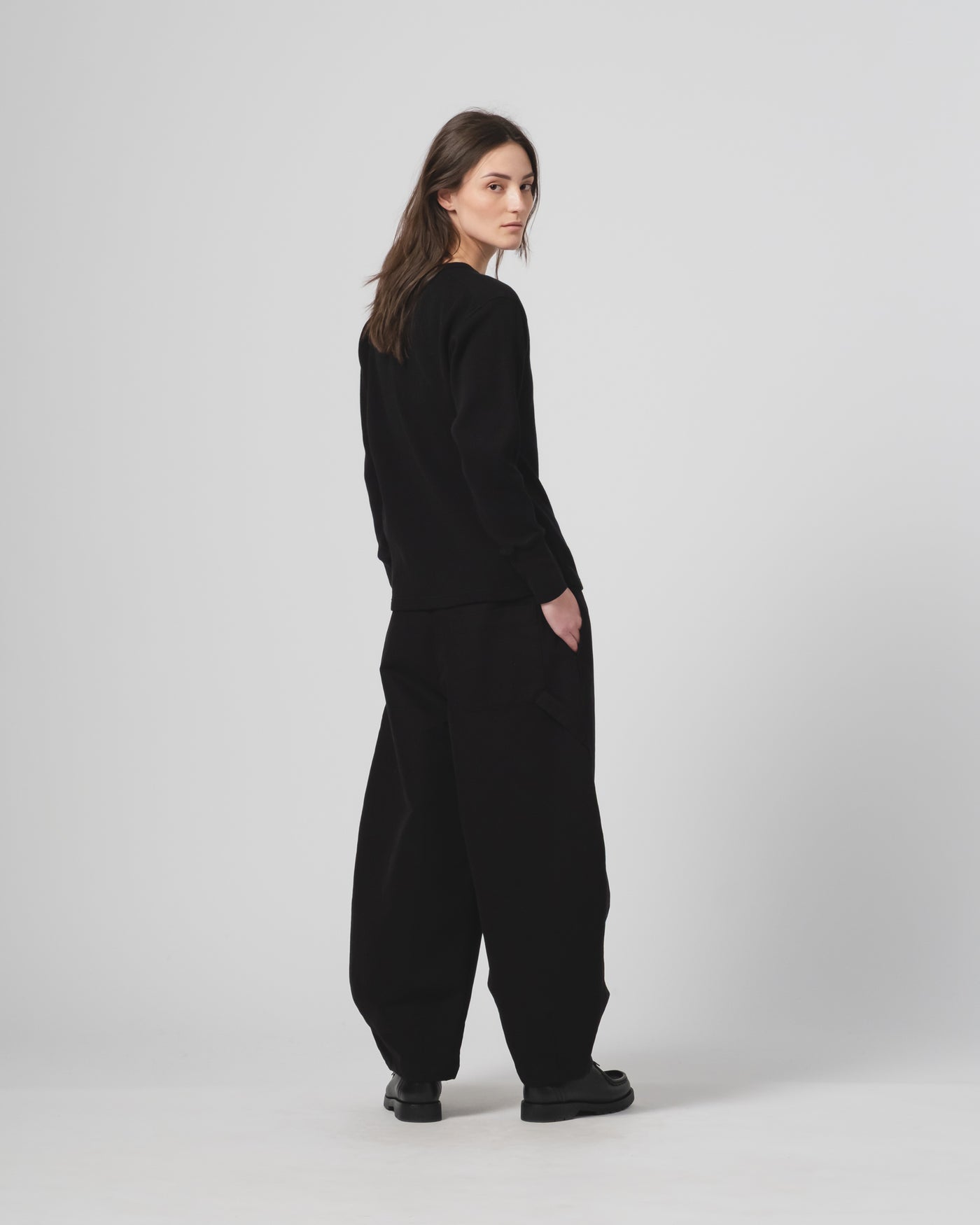 G.o.D Thermo L/S Waffle Jersey Black