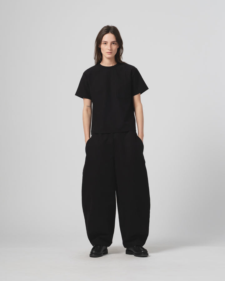 GoD ポケットTシャツ オーガニック オープンエンド ジャージー ブラック