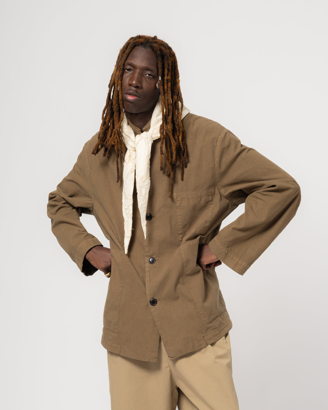 Jackie Scarf Lilly Cotton Wheat