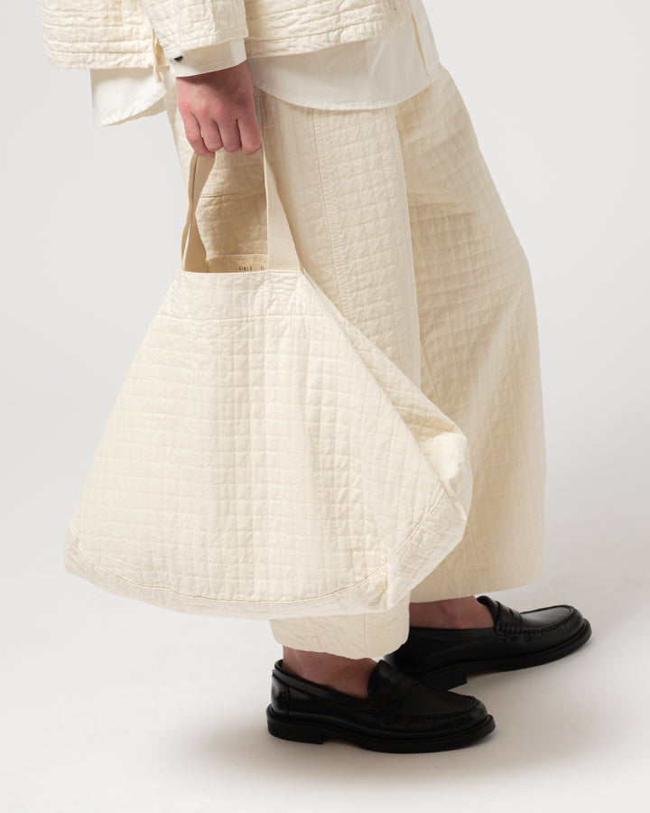 Moon Bag Sashiko Cotton Wheat
