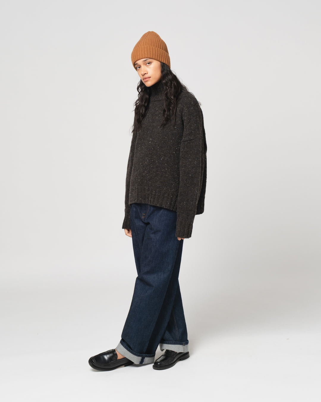 Wool Cashmere Beanie Capuccino