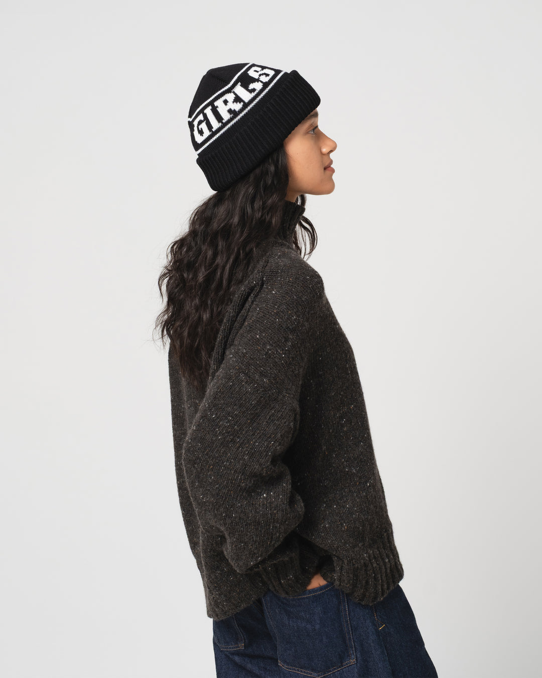 G.o.D. Easy Beanie Merino Wool Black