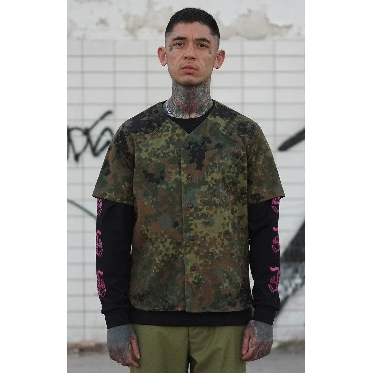 Yankee Shirt Forest Camo