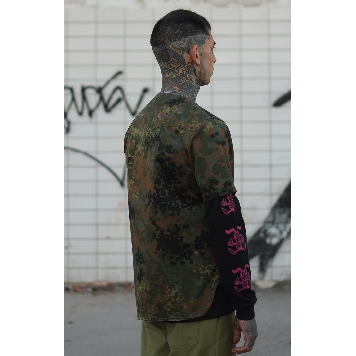 Yankee Shirt Forest Camo