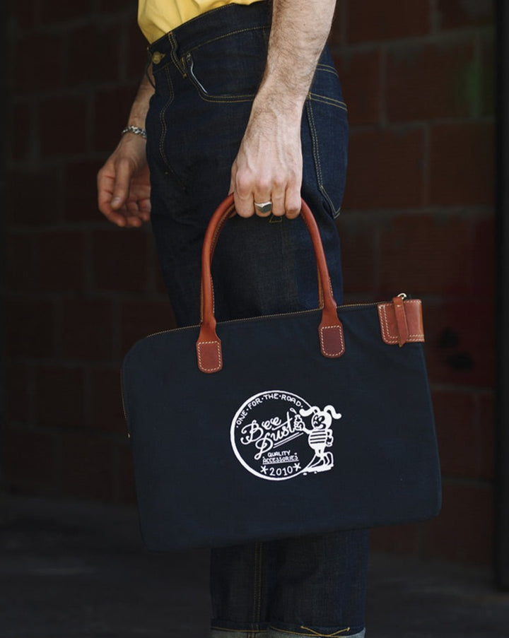 ラップトップバッグ キャンバス ブラック