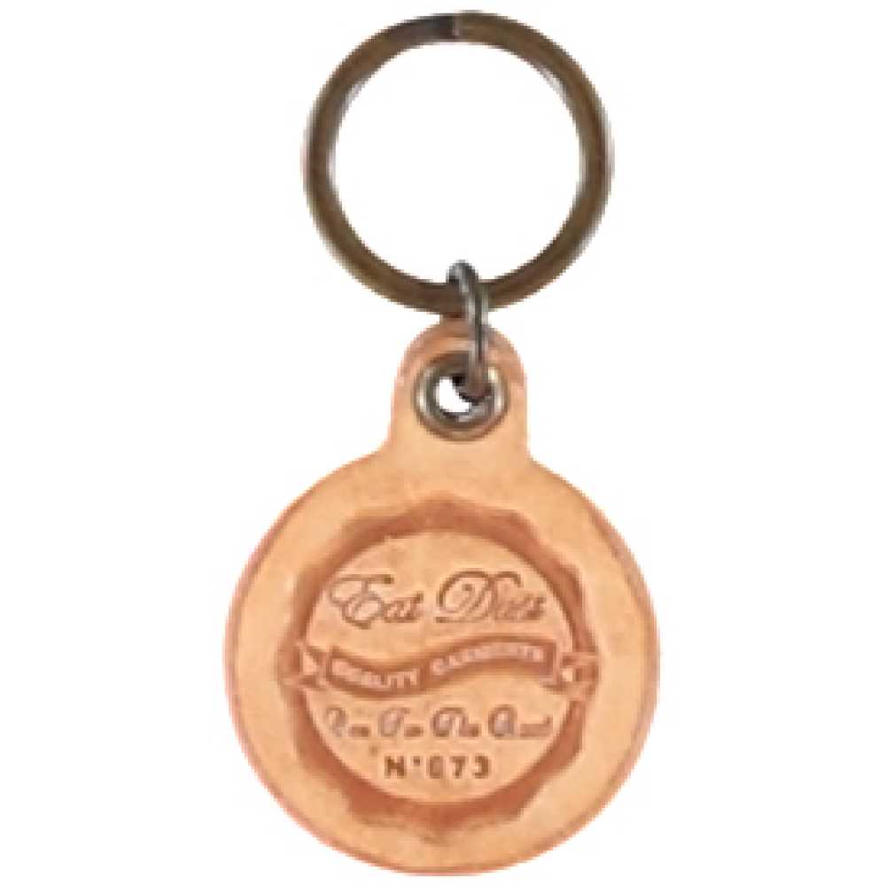 Leather Key Hanger Small Natural