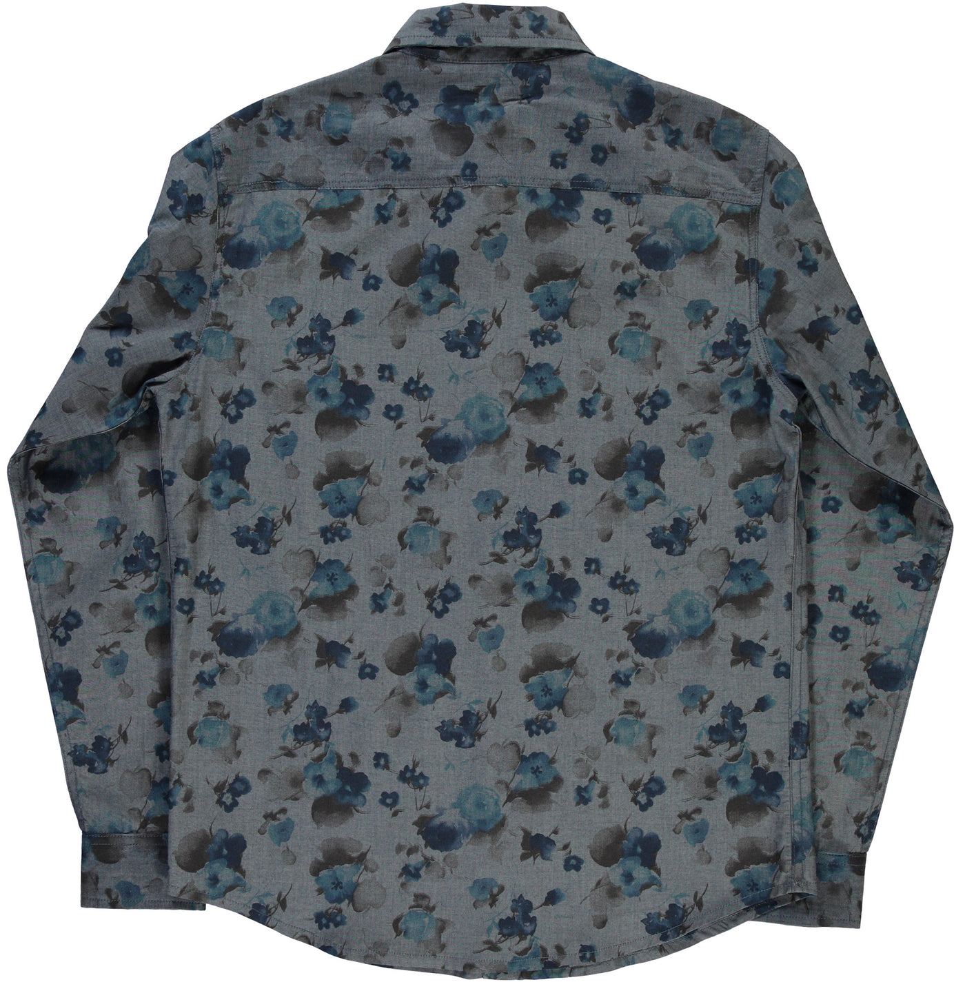 Combat Shirt Faded Flowers-back view