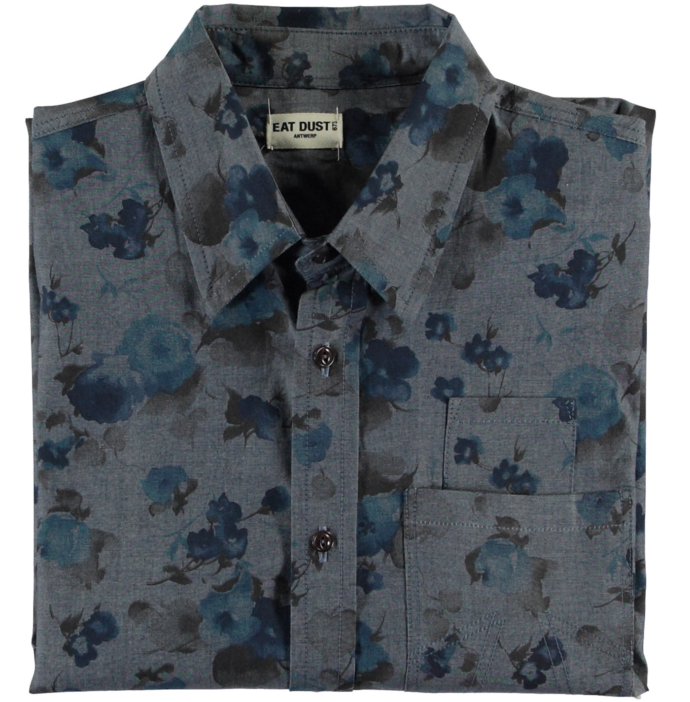 Combat Shirt Faded Flowers-folded view