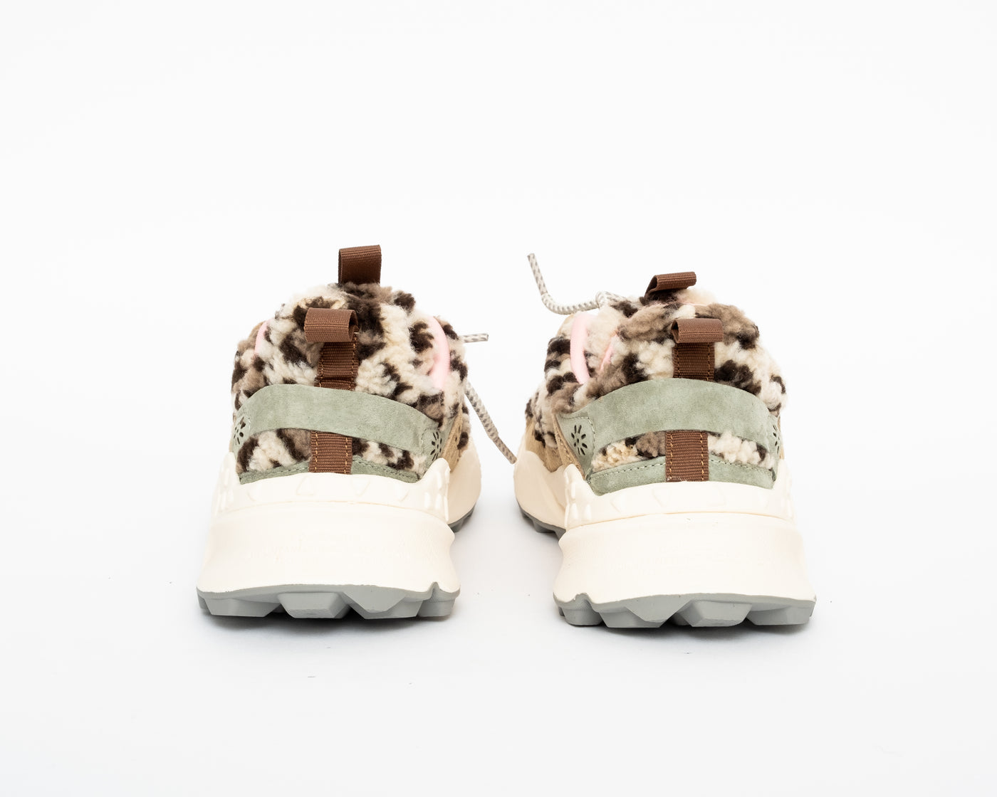 Flower Mountain Kotetsu - Suede/Teddy / Beige Army Brown  (Woman)