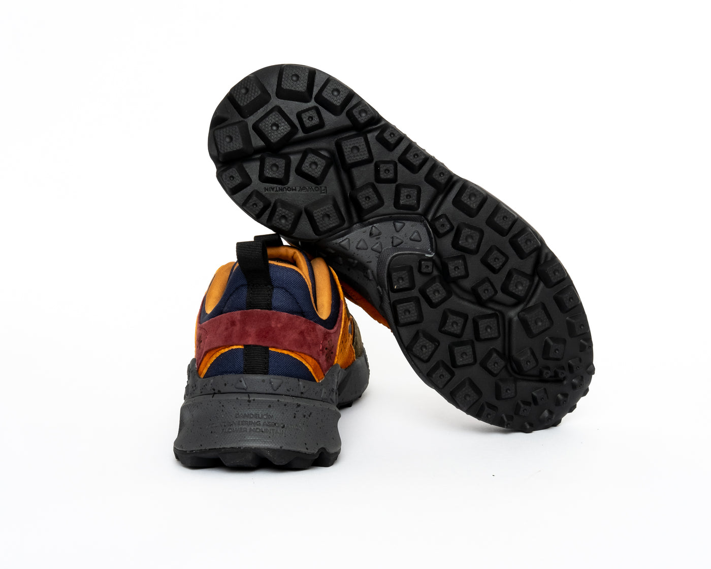 Flower Mountain Kotetsu - Suede & Cord - Military & Burgundy (Man)
