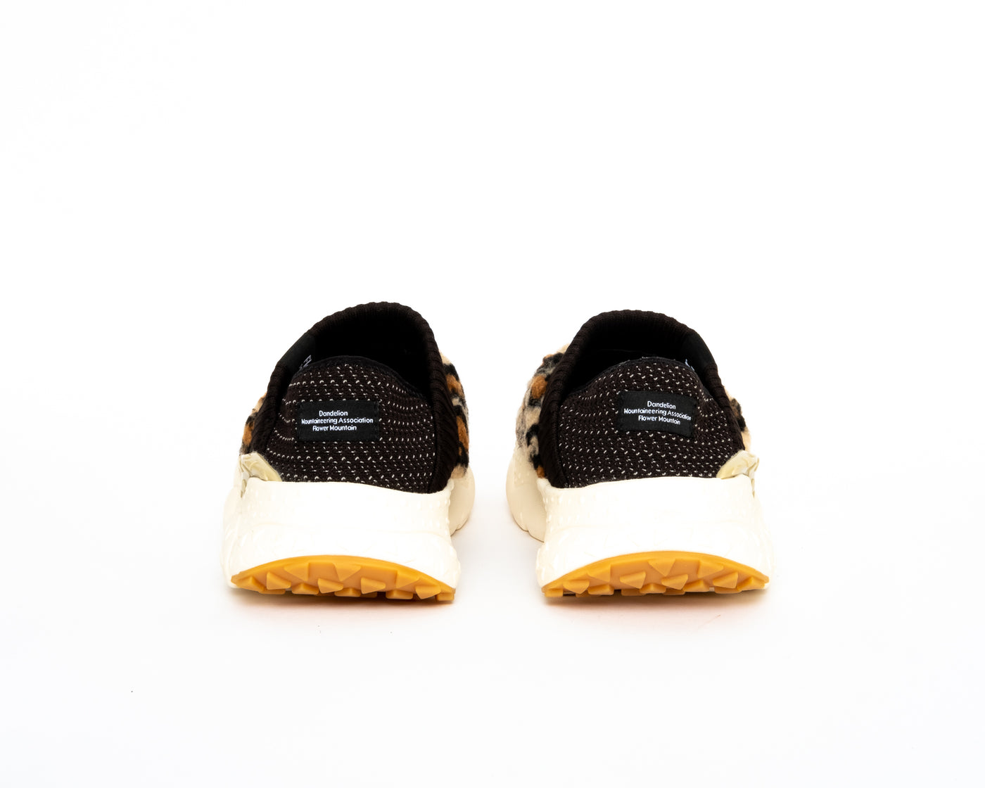 Flower Mountain Camp - Shearling & Fabric / Charcoal & Animal Print (Woman)