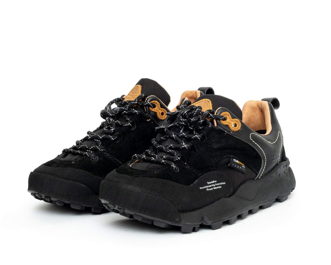 Flower Mountain Back Country - Suede & Tech Fabric / Black (Man)