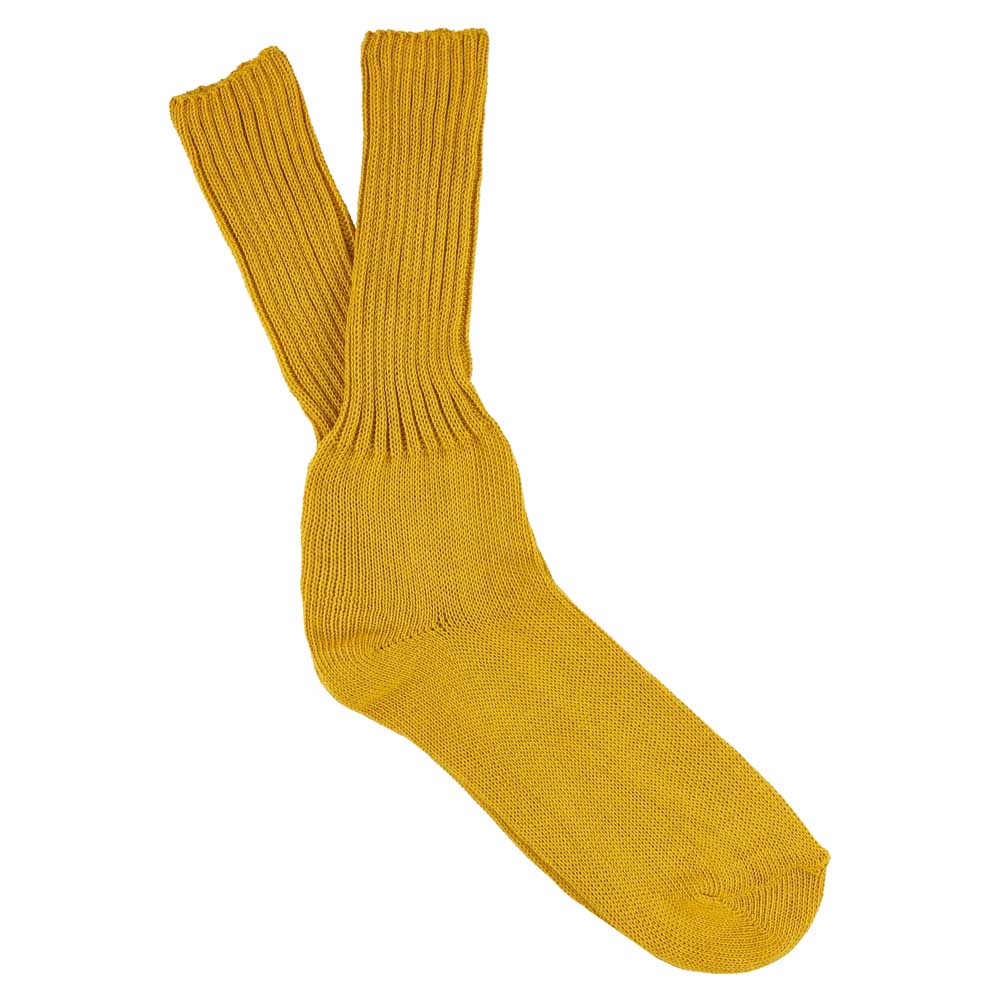 Escuyer socks - Crew - Mustard
