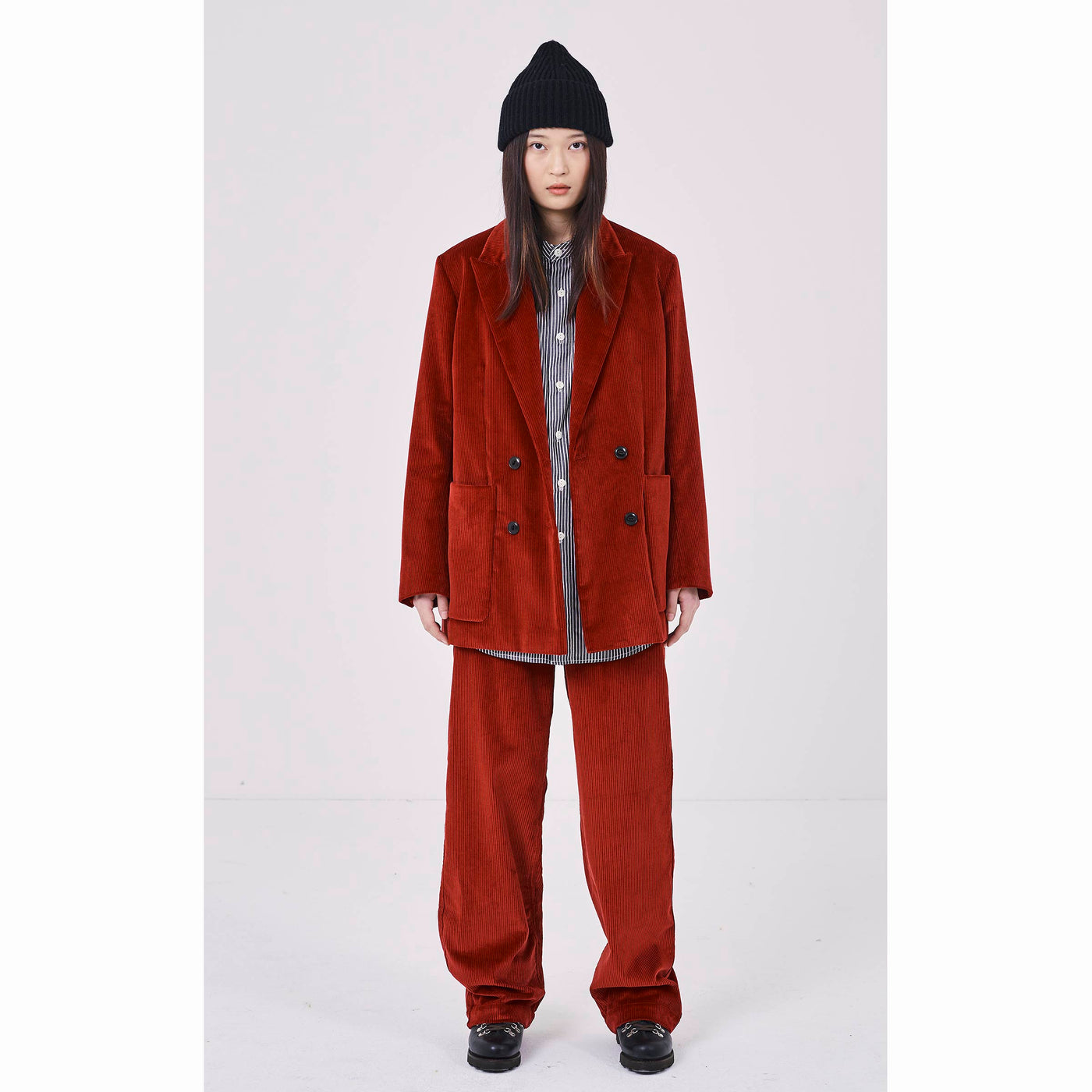 G.o.D Blazer 8 wale heavy cords Rich Berry