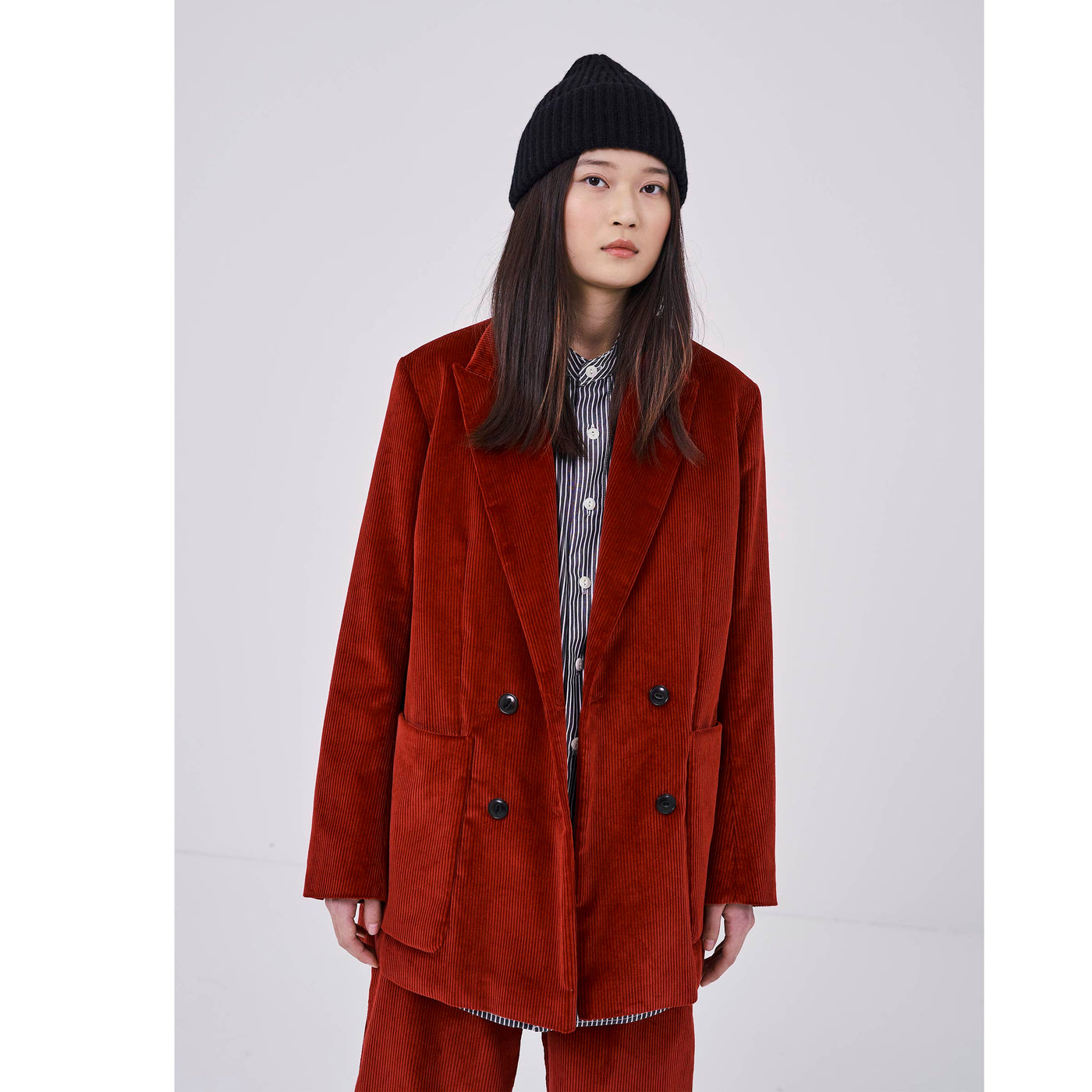 G.o.D Blazer 8 wale heavy cords Rich Berry