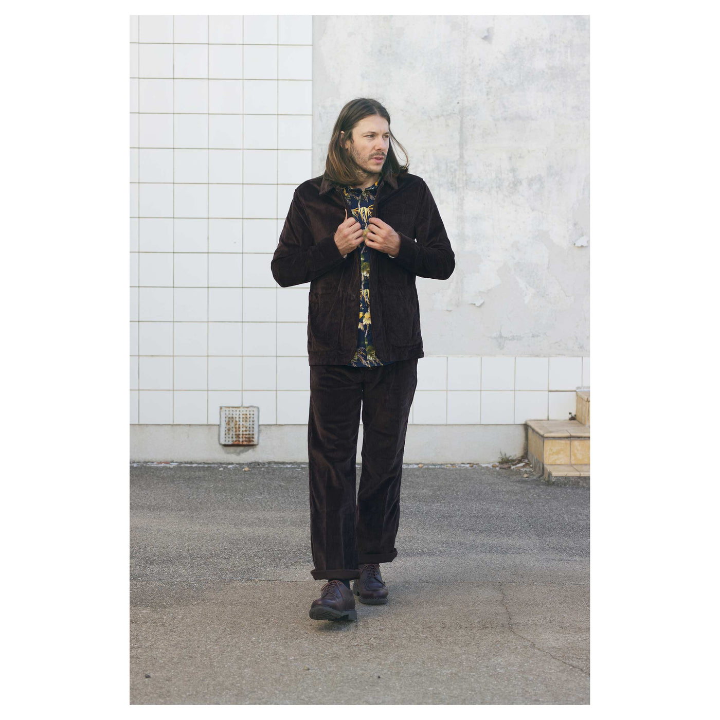 Combat Blazer 8 Wales Heavy Cords Brown