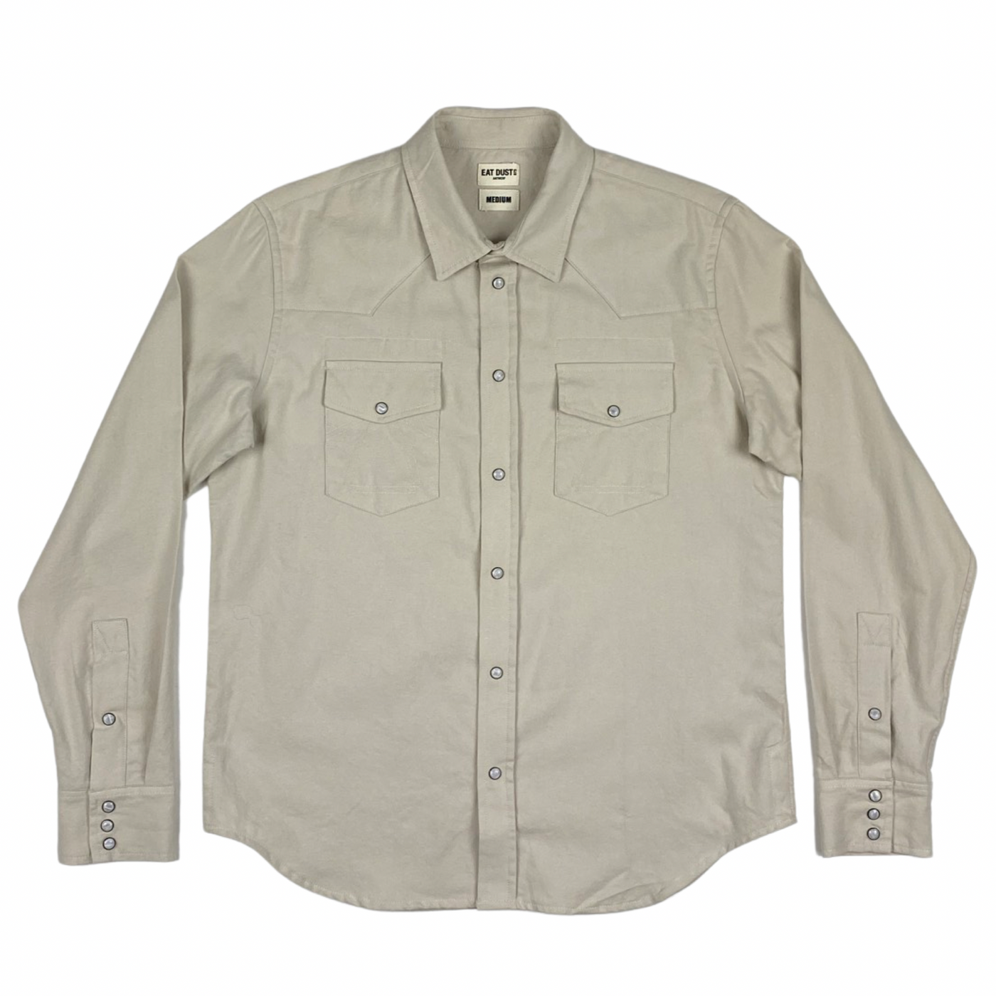 Western Shirt Brushed Twill Stone
