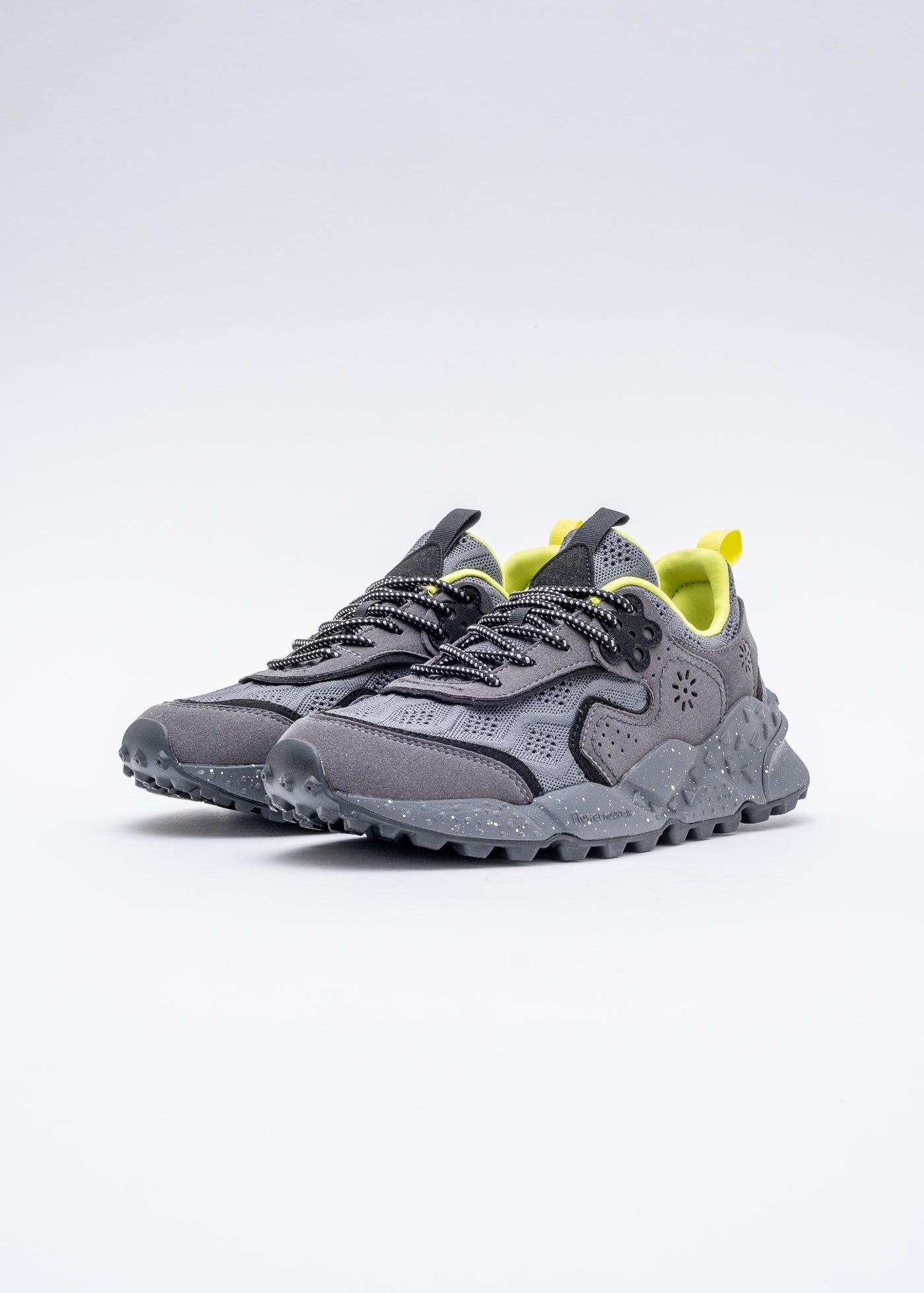 Flower Mountain Kotetsu - Eco Suede Eco Nylon - Black Fluo (Unisex)