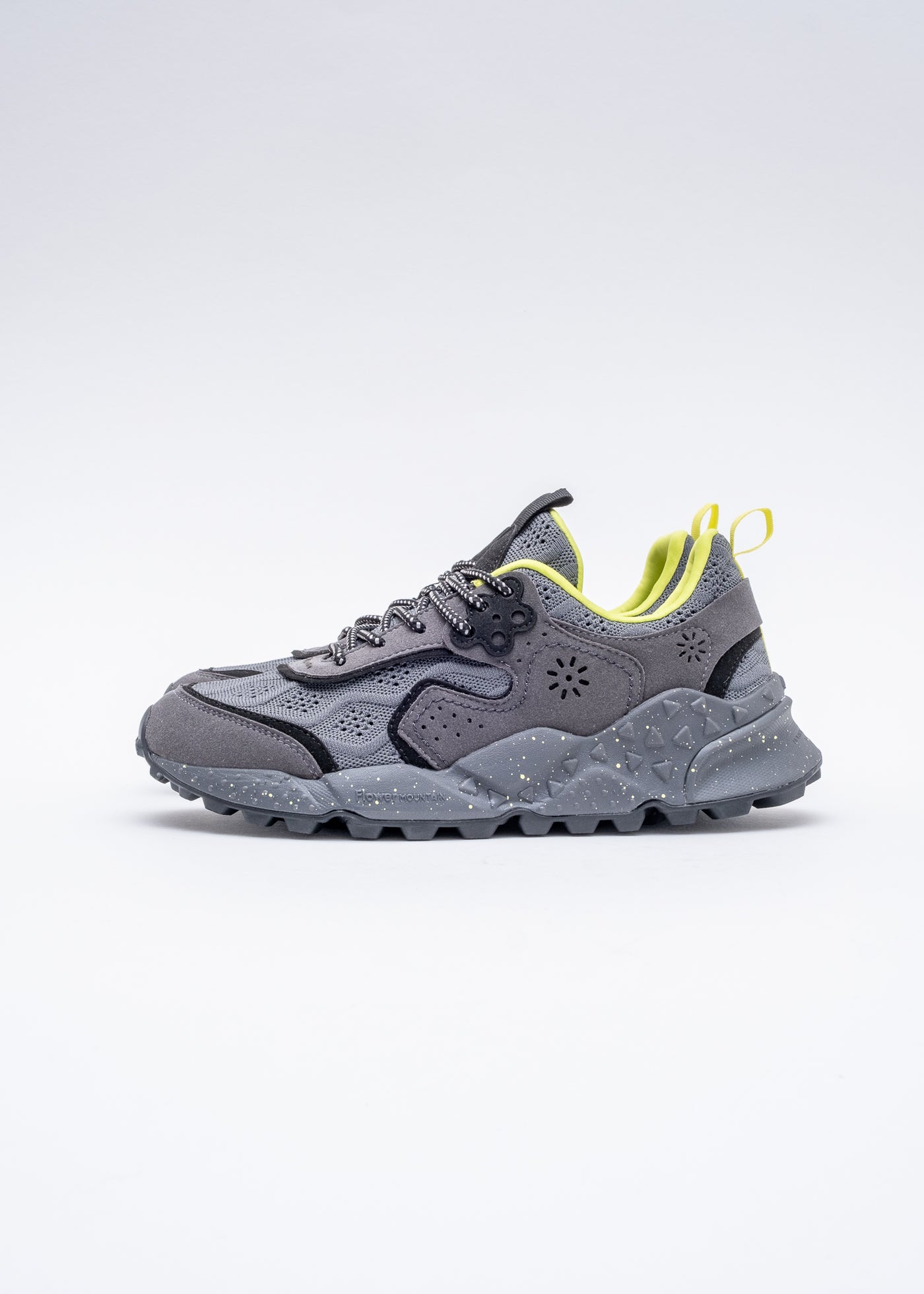 Flower Mountain Kotetsu - Eco Suede Eco Nylon - Black Fluo (Unisex)