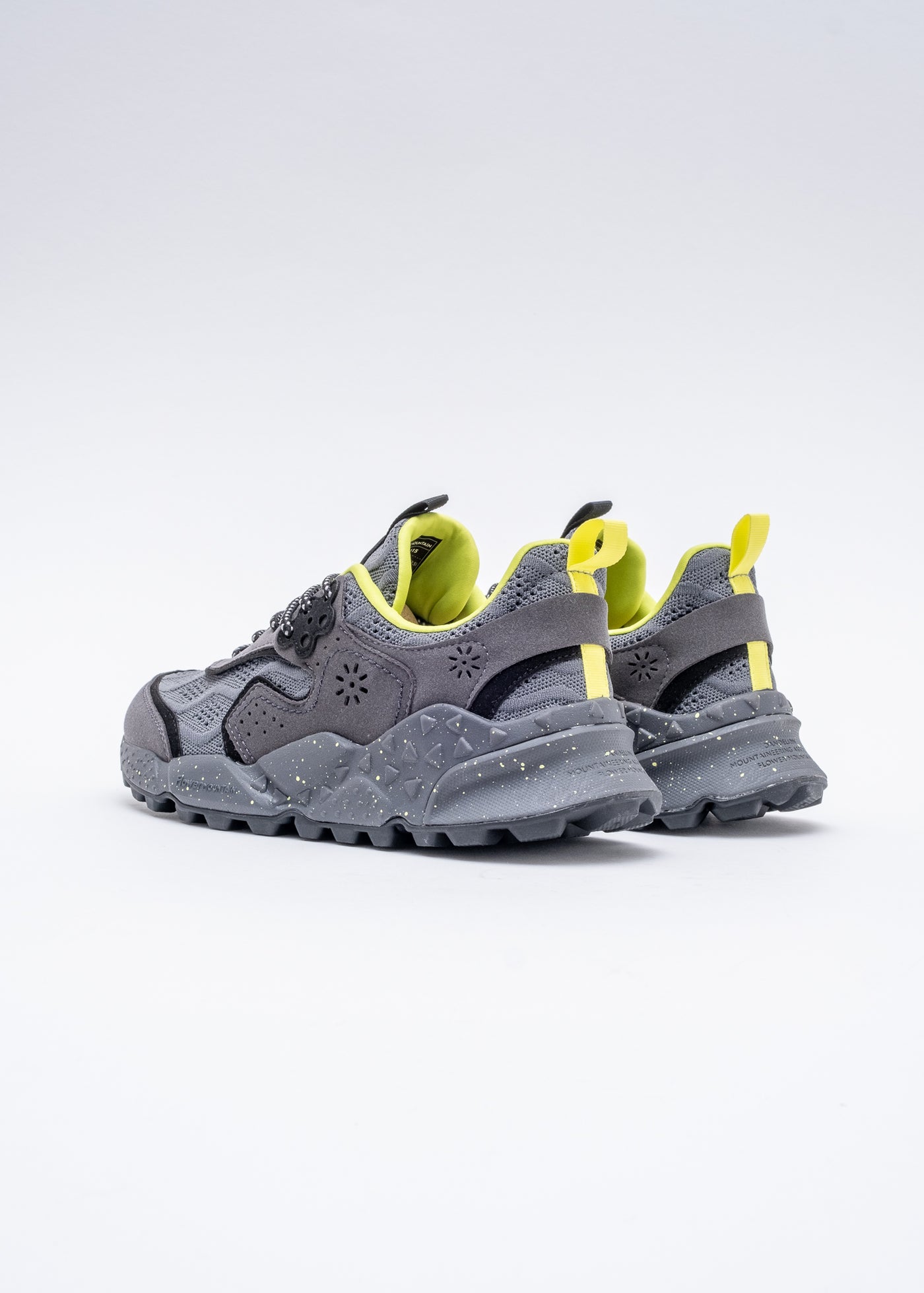 Flower Mountain Kotetsu - Eco Suede Eco Nylon - Black Fluo (Unisex)